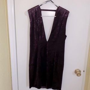 Purple Velvet Dress Forever 21